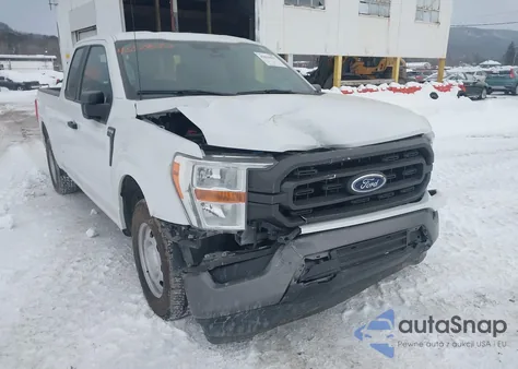 2021 Ford F-150 Xl z USA, uszkodzony, nr VIN 1FTEX1CB7MFB43647